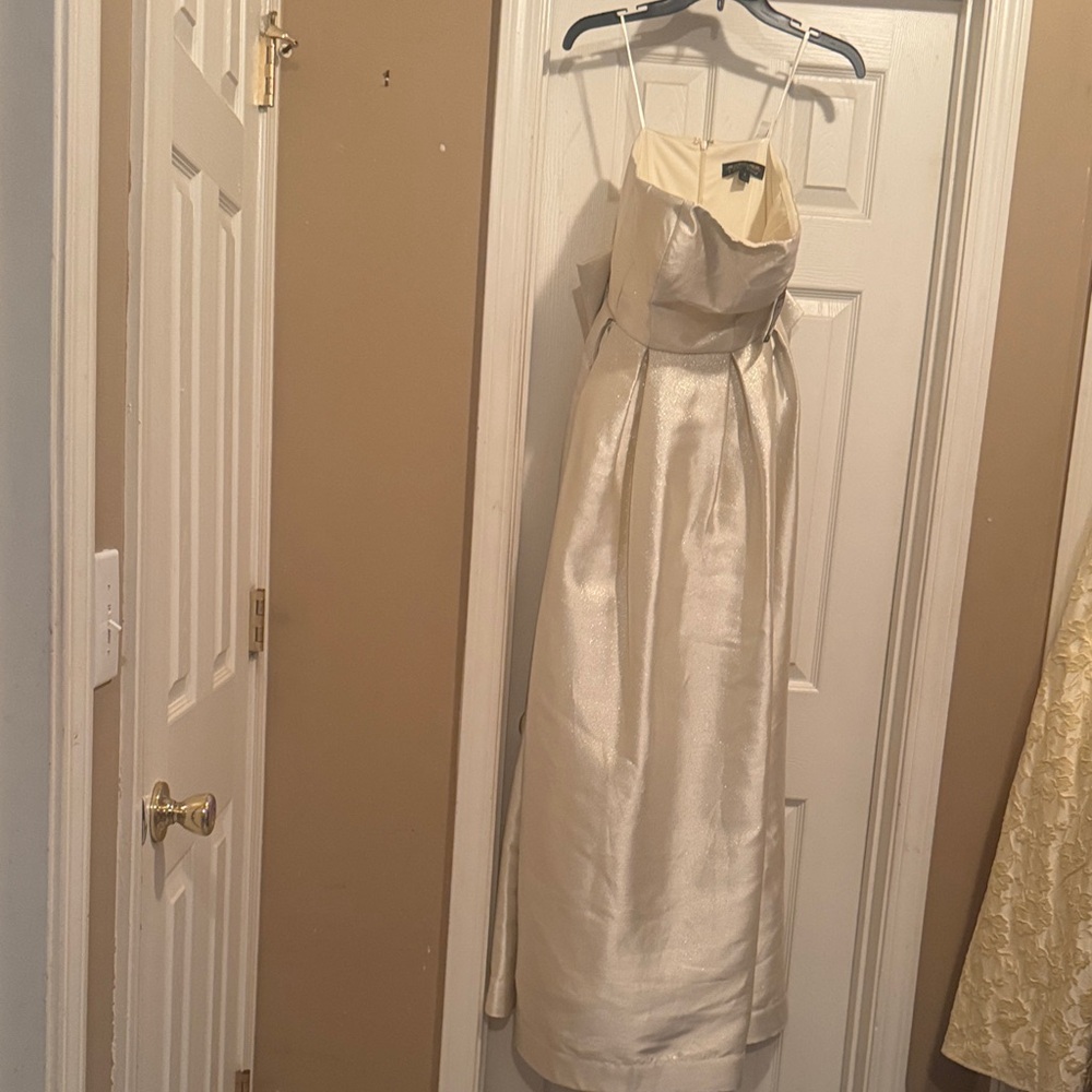 Betsey Johnson Strapless Cream Dress